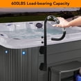 thumbnail image 5 of 600LBS Capacity Hot Tub Handrail 48"H Safety Handrail Pivots 360 Rotatable Adjustable Height Spa Hot Tub Handrail SafetyRail Stationary, 5 of 7