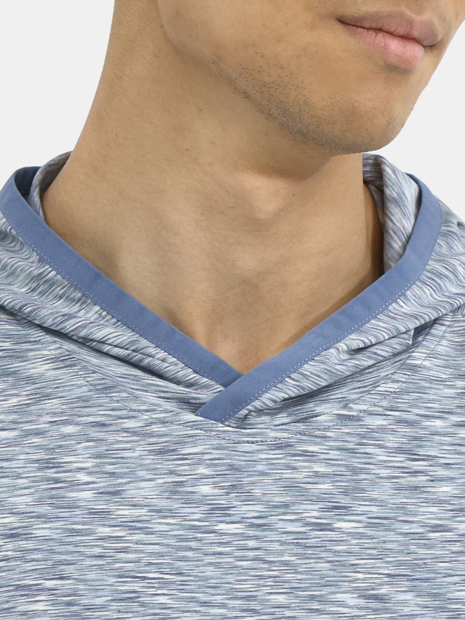 Athletic Works Men's & Big Men's Long Sleeve Space Dyed Hoodie, Sizes S-3XL