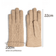 thumbnail image 2 of Guantes de pura cachemira | diseño de tejido de flores molidas, 2 of 5