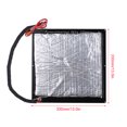 thumbnail image 2 of moobody 24V 3D Printer Upgrade Hotbed MK3 Heating Platform Aluminum Plate 330*330*3mm with Wire and Insulated Cotton Compatible with X5SA/X5SAPRO Printer, 2 of 7