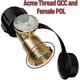 thumbnail image 5 of Propane Tank Gauge, Bbq Gas Pressure Level Indicator, Universal For Qcc/type 1 Tank And Rv, Grill, Burner, And More(1pc,gold), 5 of 5