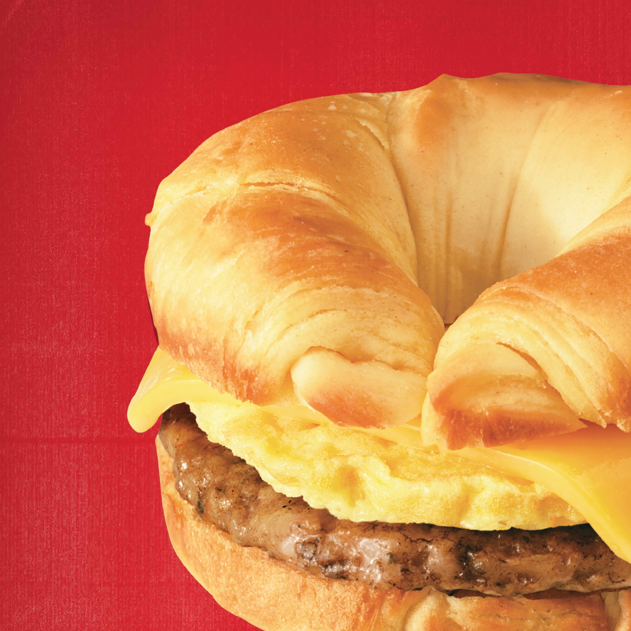 Jimmy Dean Frozen Breakfast Sandwich, Sausage Egg & Cheese Croissant, 54 oz, 12 Count