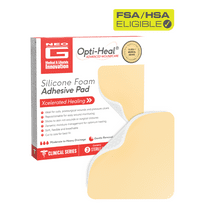 Neo G Opti-Heal Silicone Foam Absorbent Pad 4x4, 3CT