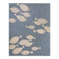 thumbnail image 3 of Paseo 5' x 7' Blue and Beige Outdoor Rug, 3 of 3