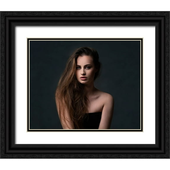 Pakvis, Nico 14x12 Black Ornate Wood Framed with Double Matting Museum Art Print Titled - Sindy