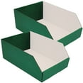 thumbnail image 4 of Ucanpack 50 Count Corrugated Shelf Bins, Durable Green Cardboard for Warehouse or Office Use 8x12x4½", 4 of 8