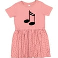 thumbnail image 3 of Inktastic Music Notes Musician Girls Toddler Dress, 3 of 5
