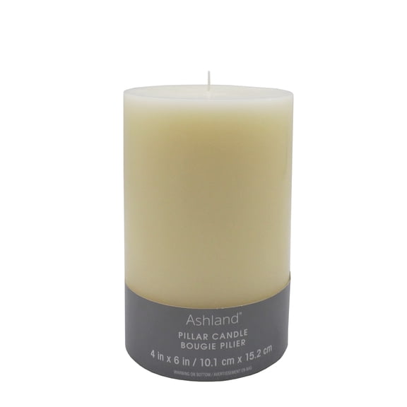 12 Pack: 4" x 6" Ivory Pillar Candle by Ashland