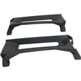 thumbnail image 4 of Front Bumper Filler Compatible with RAM 1500 P/U 2013-2018 Right Passenger Side AND Left Driver Side Bezel Kit Textured 2 Piece Bumper with Tow Hook Holes All Cab Types, 4 of 5