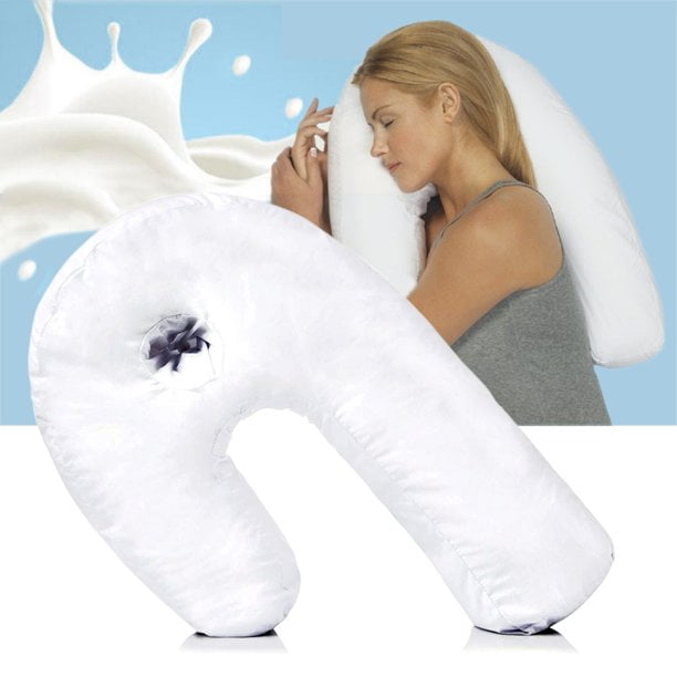 Deluxe Comfort Boyfriend Body Pillow,Side Sleeper Contour Body Pillow,Ergonomic Pillows Fit for