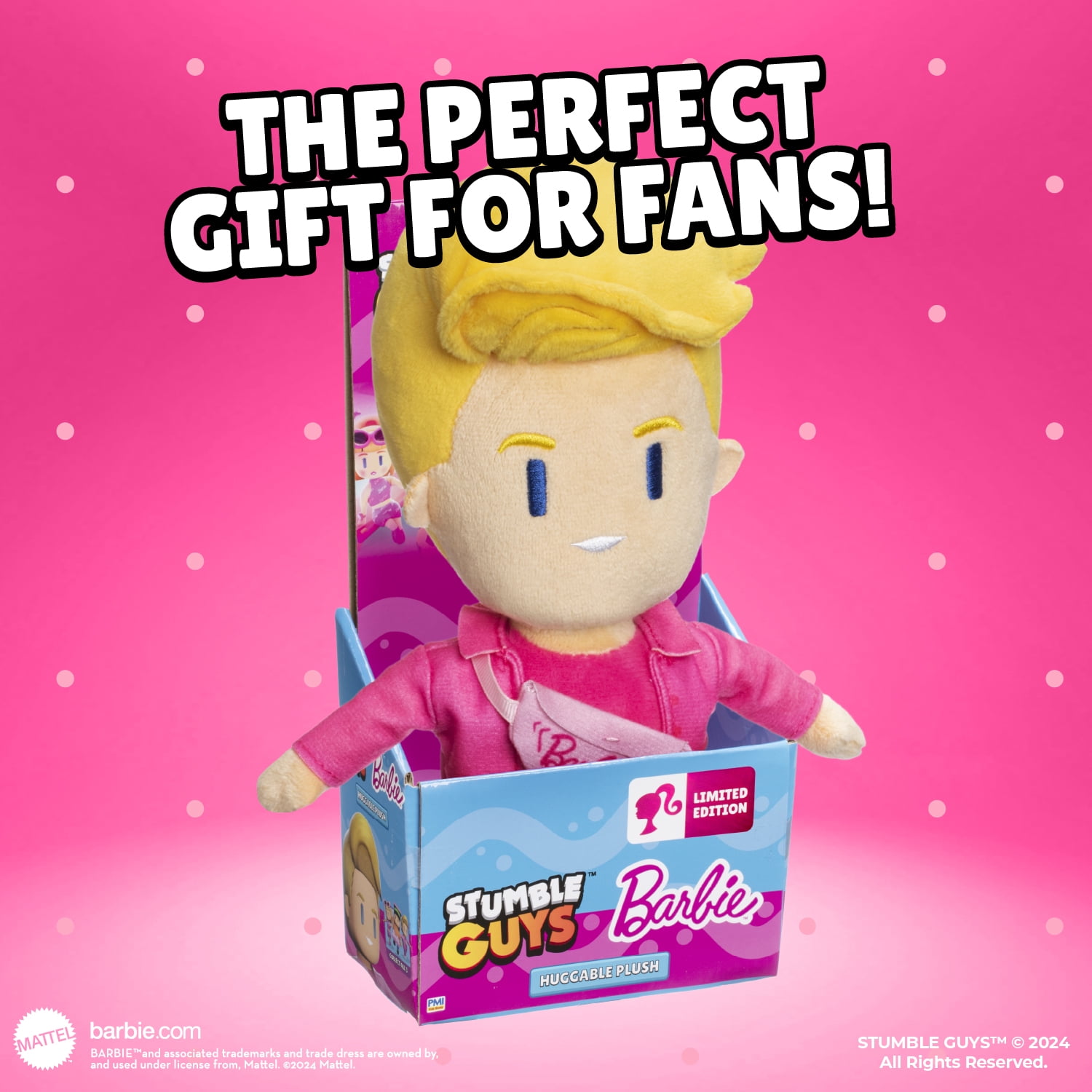 Stumble Guys x Barbie Huggable Plush