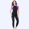 thumbnail image 4 of Pantalones de traje de neopreno UV-Protección UV Adultos Elástico Buceo Leggings para buceo Natación Snorkeling Scuba Suring Surfing Mujer Púrpura M 1.5mm Speravity  OD003700-03, 4 of 7