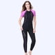 thumbnail image 4 of Tallas de traje de neopreno Neopreno UV-Protección contra los adultos Elástico Buceo Leggings para buceo Natación Snorkeling Scuba Sabañas Surfing Mujer Púrpura S 1.5mm Advancent OD003700-02, 4 of 7