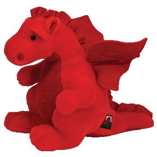 Ty Beanie Baby Y Ddraig Goch The Dragon Original Version MWMT UK Welsh for sale online 