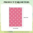 thumbnail image 4 of Kdxio Cartoon Pigs and Hearts Pattern Golf Towel (24" X 16") with Carabiner Clip - The Convenient Golf Cleaning Towel, 4 of 8