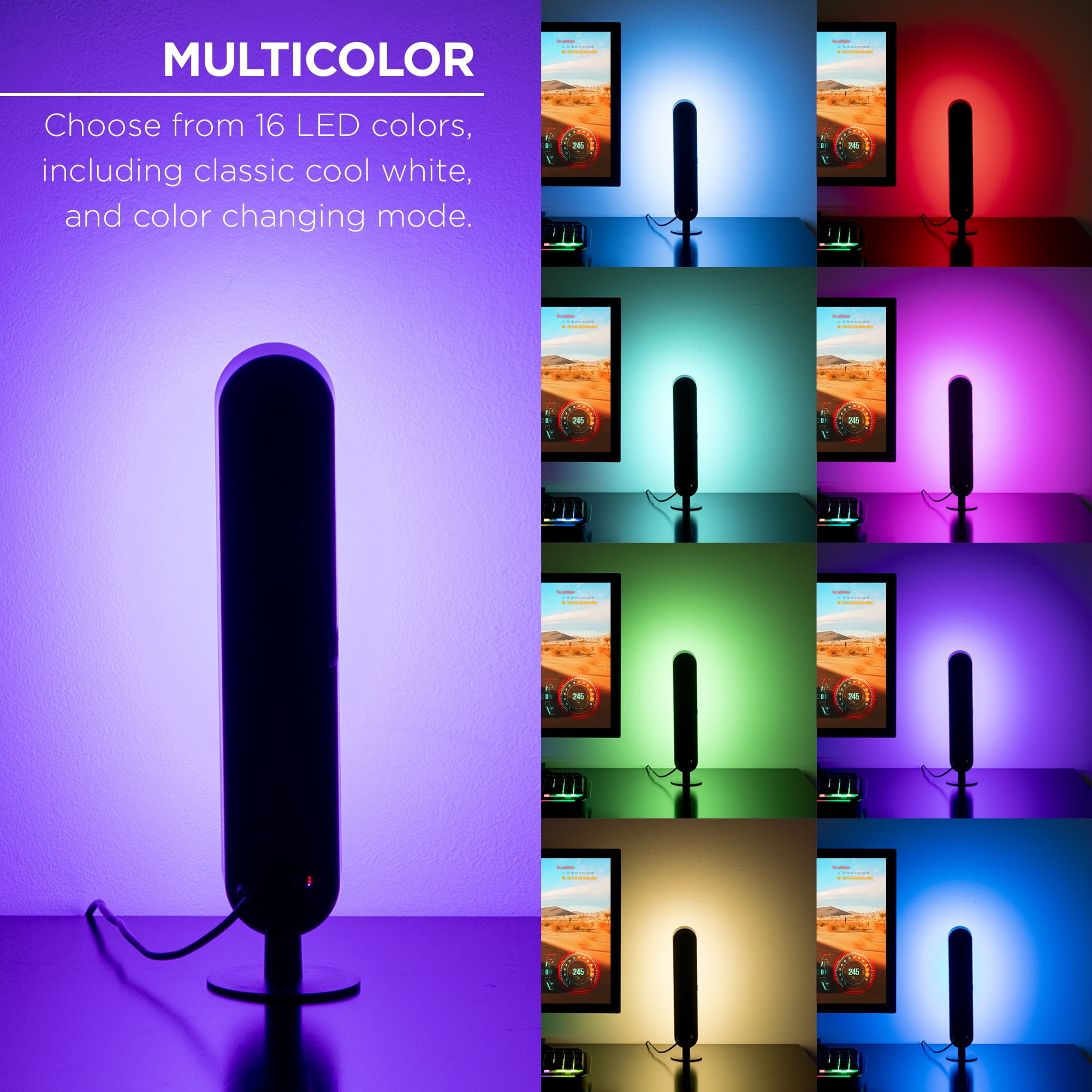 Merkury Innovations GloBar Multicolor LED Light Bar with Remote
