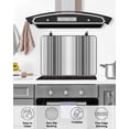 thumbnail image 5 of nqOlkjepod Large Induction Cooktop Protector Mat 31"x24", Gray Vertical Stripes Stove Top Covers for Electric Stove, Retro Simple Neutral Abstract Lines Stove Burner Cover Mats Stove Cover, 5 of 8