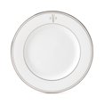 thumbnail image 2 of Lenox Federal Platinum Block Monogram Dinnerware Salad Plate, 8”, V, 2 of 3