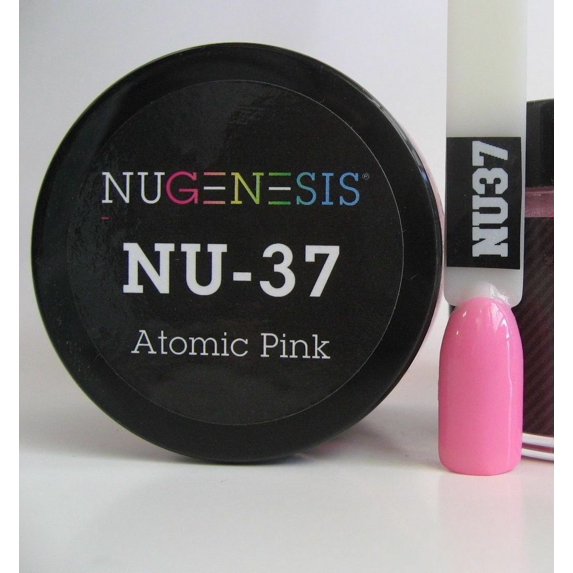 NUGENESIS Nail Color Dip Dipping Powder 1.5oz/jar - NU37 Atomic Pink