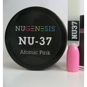 NUGENESIS Nail Color Dip Dipping Powder 1.5oz/jar - NU37 Atomic Pink