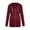 Wine Red, variant on ZTTD Womens Maternity Pregnancy Casual Long Sleeve Zip Up Hoodie Sweatshirt With Pockets Blouse