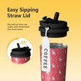 thumbnail image 2 of Christmas 18oz Double Drinking Coffee Mug – Vacuum Insulated Stainless Steel Travel Cup with Leakproof Lid, 316 Steel Thermos Tumbler for Hot & Cold Beverages, 2 of 7