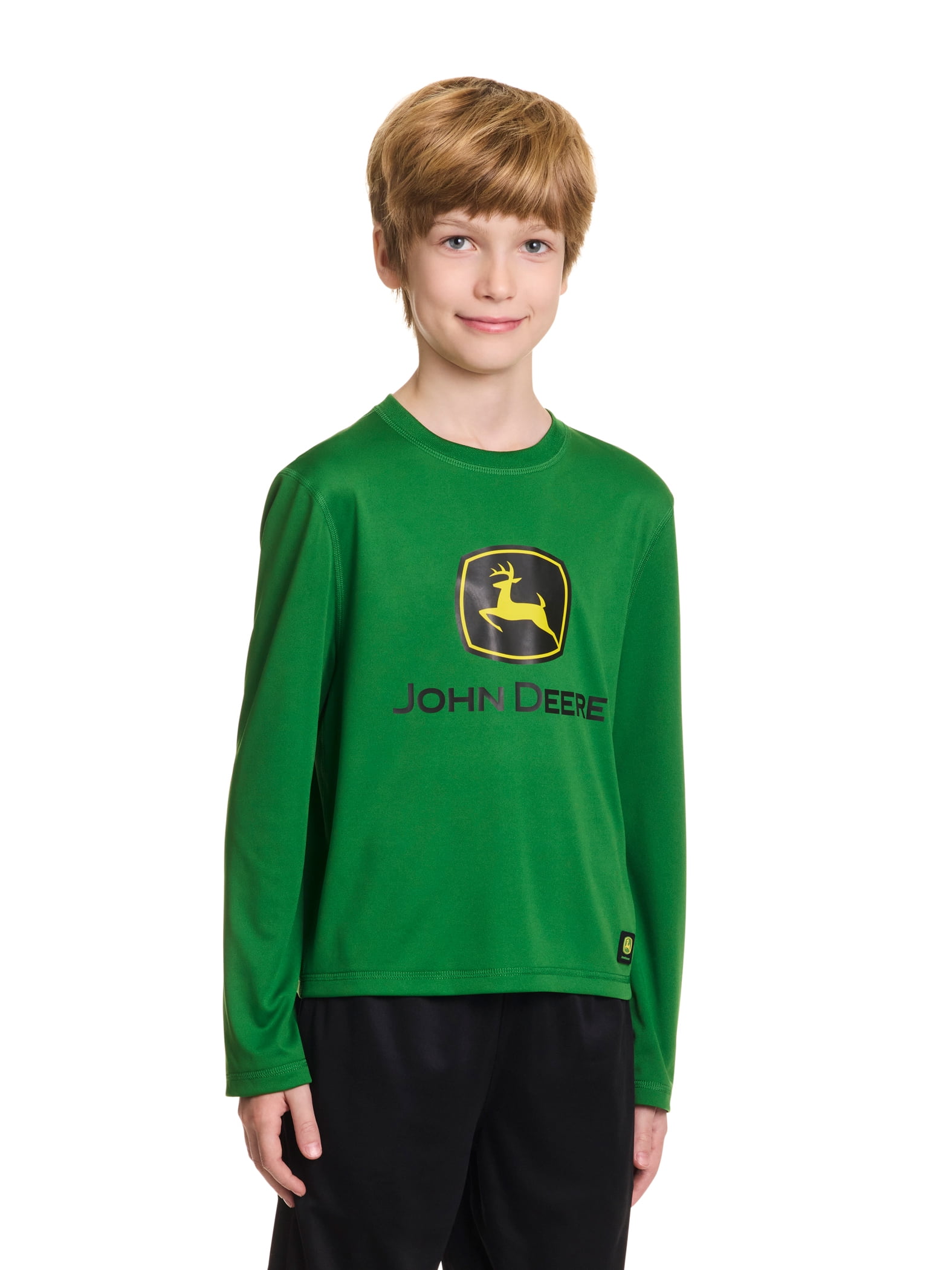 John Deere Boys Long Sleeve Rash Guard Shirt