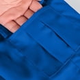 thumbnail image 6 of Boys Blue Cargo Shorts 3-12 Years, 100% Cotton Breathable Durable Elastic Waist Drawstring with Pockets, Kids Active Casual School Outdoor Play Shorts,Size 5-6 T, 6 of 7