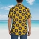 thumbnail image 4 of Balery Retro Vinyl Records Camisas hawaianas de manga corta para hombre, camisas playeras de corte holgado, camisas de vacaciones con botones,Large, 4 of 7