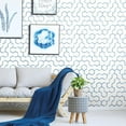 thumbnail image 4 of Open Geometric Peel and Stick Wallpaper, 4 of 10