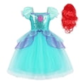 thumbnail image 1 of Vestido de tul de encaje de princesa Ariel de Disney para niños, disfraz de sirena con lentejuelas zhangyuxiang unisex, 1 of 2