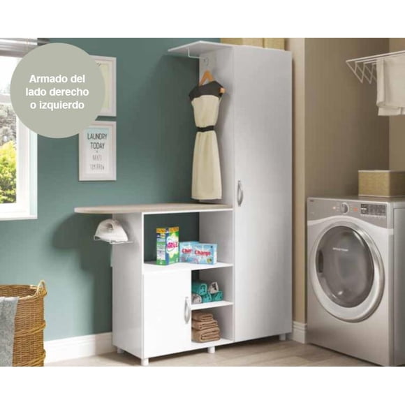 Modulo de Planchar Kessa Muebles con Armario 2359 - Blan