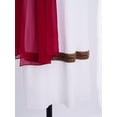 thumbnail image 5 of TiaoBug Kids Girls Roman Toga Dress One Shoulder Metallic Tunics Overlay Chiffon Shawls Maxi Gowns for Themed Parties Burgundy 12, 5 of 6
