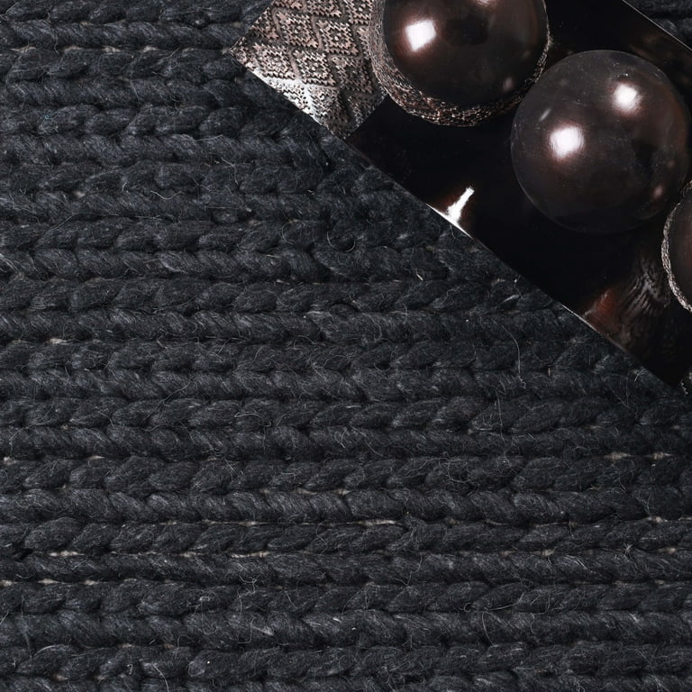  SUPERIOR Hand-Braided Wool Indoor Large Area Rug