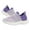 Purple, variant on Huanglei Children's Lightweight Breathable Sports Shoes Lace Up Running Sneakers