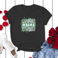 thumbnail image 3 of EQWLJWE Mama Shirt Women Tees Mama Lightning Bolt Short Sleeve Tee Mama Mini Sublimation Print Tops, 3 of 3