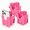 Pink, variant on Boat Rail Cup Holder 3 Pack, No-Drill Clamp-On Marine Cup Holders 360° Adjustable for Pontoon Boat, Bimini Top, Grab Bar, PWC, Jet Ski, Fits Round & Square Rails 15-40mm, Boat Gifts for Men Gray