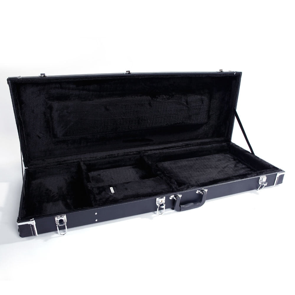 IVV Electric Guitar Square Hard Case High-Grade Guitar Case Flat Surface, Black
