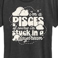 thumbnail image 3 of Instant Message - I'm A Pisces Daydream - Women's Short Sleeve Graphic T-Shirt, 3 of 6