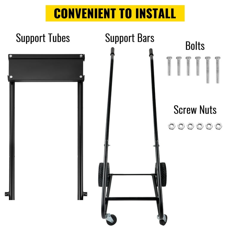 Boat engine outlet support bar