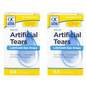 2 Pack Quality Choice Artifical Tears Sterile 0.5oz Each