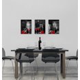 thumbnail image 4 of Hieng Blue Wine Kitchen Decor Royal Blue Wall Art Picture Wine Glass Canvas Art for Kitchen Dinning Room Chateau Wall Decor(only canvas), 4 of 6