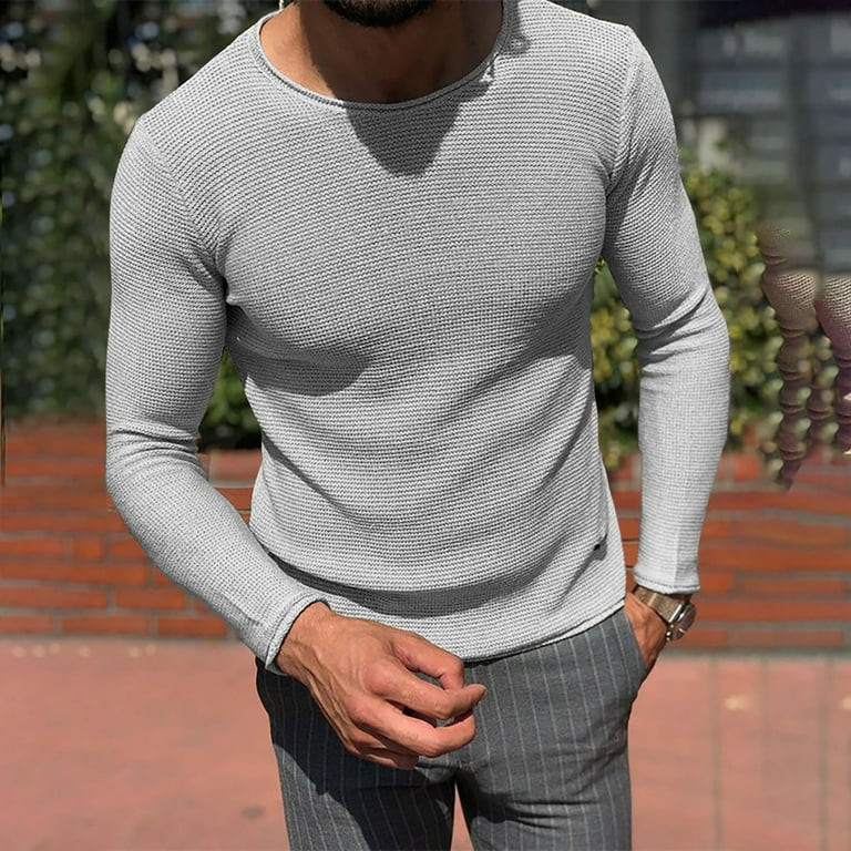 Long Sleeve V Neck Shirts For Men Men's Sweat Proof Long Sleeve V