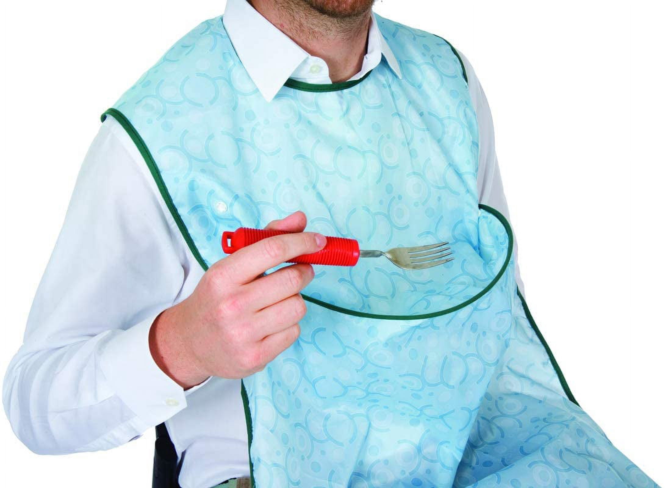 Essential Medical Supply 3 Position Vinyl Crumb Catcher Clothing Protector