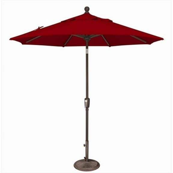 7.5 ft. Octagon Push Button Tilt Market Umbrella  Really Red
