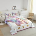 YST Unicorn Kids Bedding Comforter Sets, Girls Butterfly Comforter Set