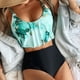 thumbnail image 2 of Bikini con estilo para mujer con almohadilla en el pecho sin soporte de acero Correa cómoda Traje de baño dividido Conjunto de dos piezas para la playa OAVQHLG3B Store  lin121212, 2 of 4