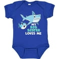 thumbnail image 3 of Inktastic My Big Sister Loves Me with Cute Sharks Boys or Girls Baby Bodysuit, 3 of 5