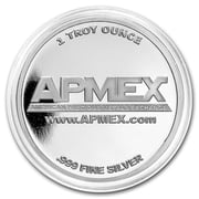 1 oz Silver Colorized Round - APMEX (Ten Commandments, Dark Blue)