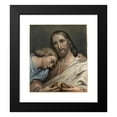 thumbnail image 2 of Ary Scheffer 12x14 Black Modern Framed Museum Art Print Titled - Christ and St. John, 2 of 5